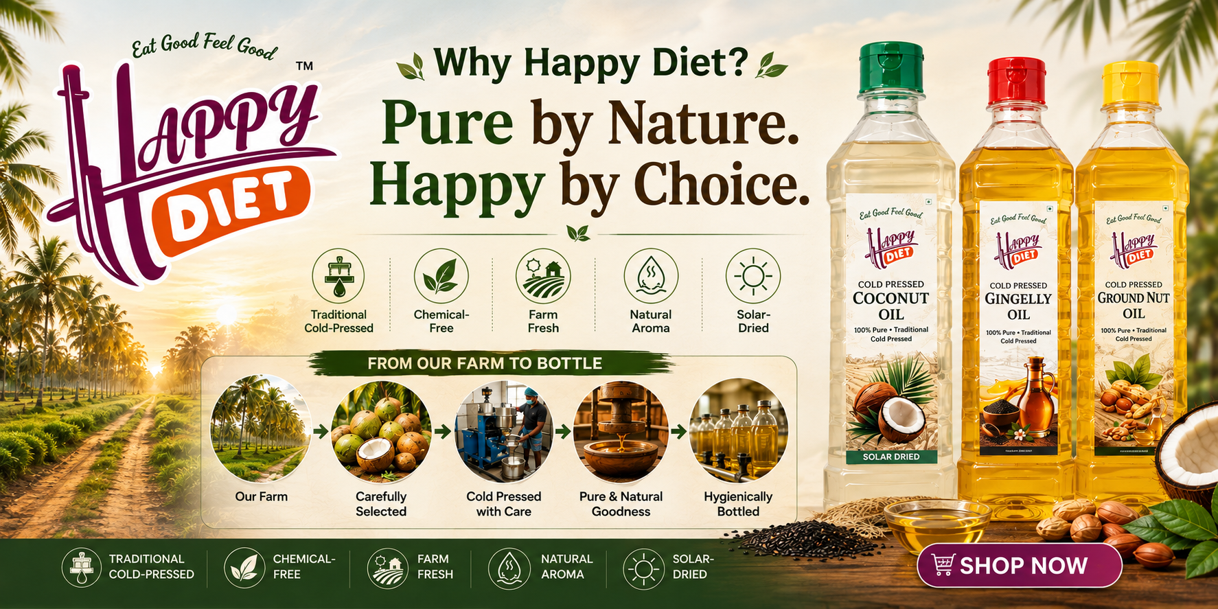 whyhappydiet? pure by nature happy by chioce